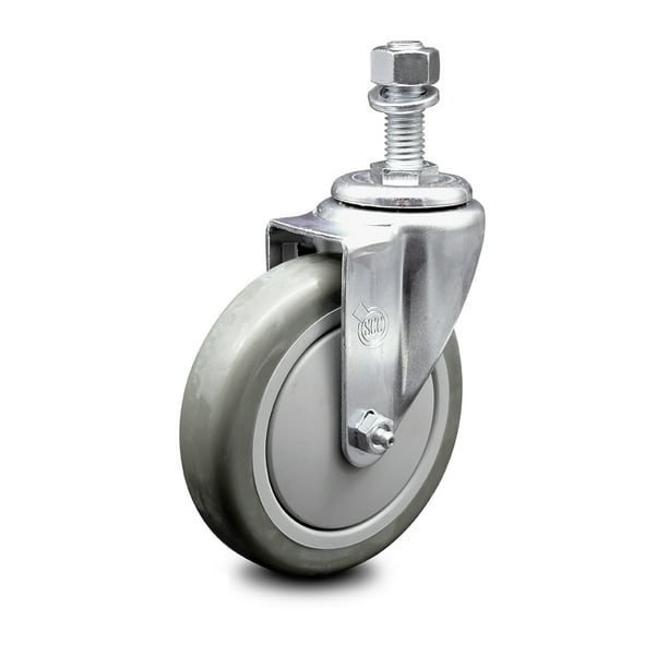 300 lb Polyurthn 5 in Swivel Stem Caster 300 lb Polyurthn 5 in Swivel Stem Caster